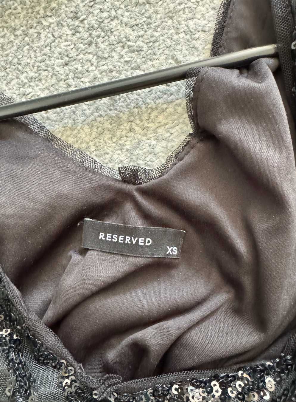 Sukienka Cekiny Czarna Reserved XS
