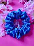 Scrunchie do włosów rozm L Satyna Chaber