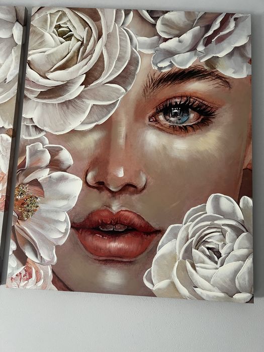 Quadros retratro mulher