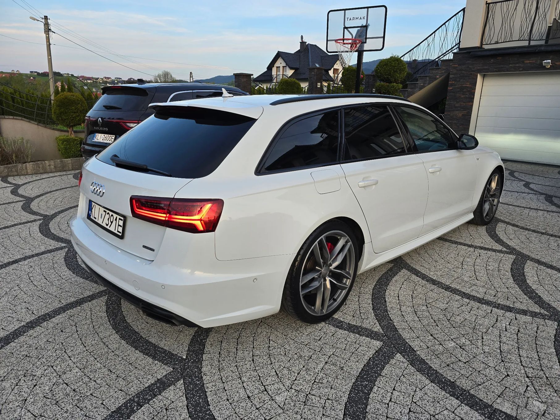 Audi A6 326 Moc COMPETITION, S-LINE, Serwis Aso Audi, Biała PERŁA
