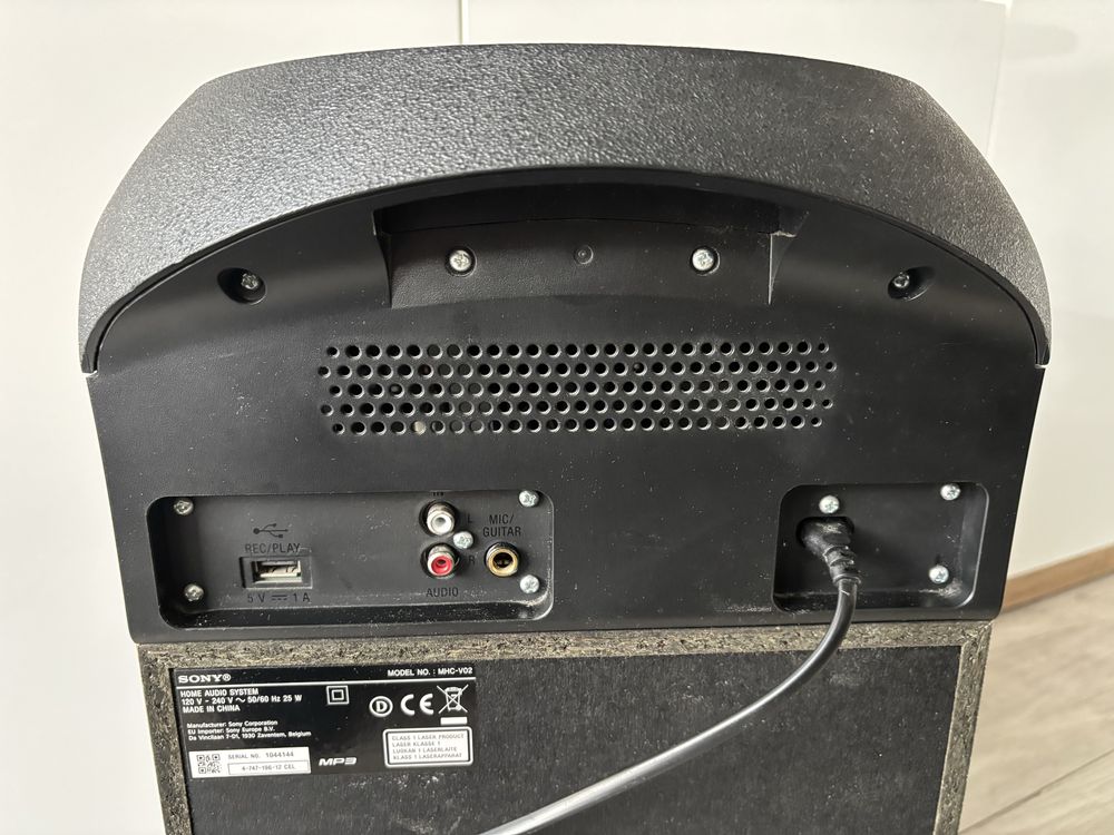 Głośnik bluetooth przewodowy SONY MHC-V02 Mega Bass