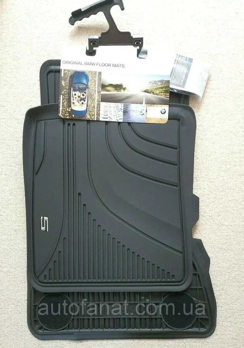 Автоковрики BMW 5 G30 Оригінал, Коврики в салон багажник бмв Килимки