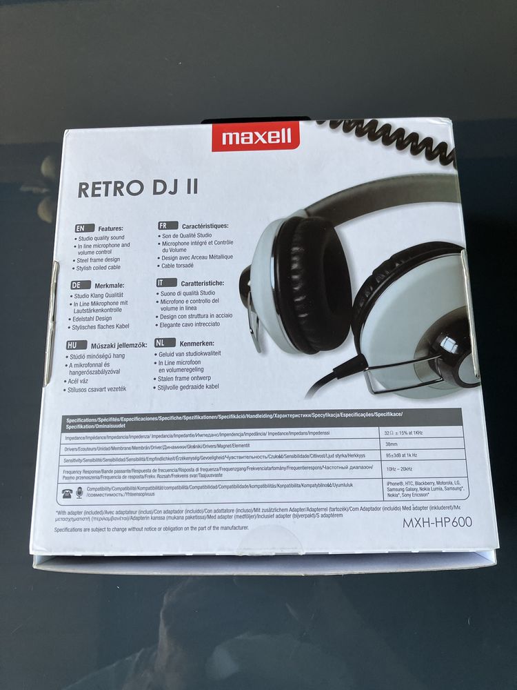 Słuchawki Maxell Retro DJ II
