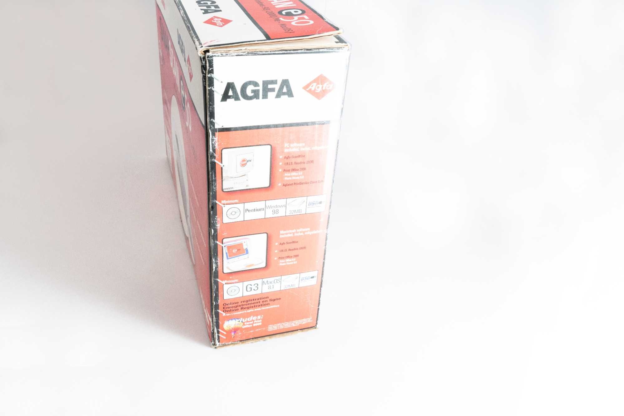 Retro skaner Agfa SnapScan e50 zupełnie nowy