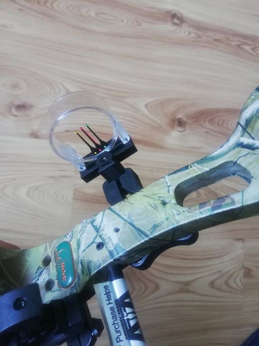 Celownik do łuku 3 pinowy światłowodowy łucznictwo łuk bloczkowy