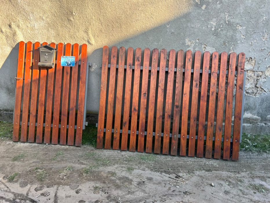 Brama wjazdowa drewniana