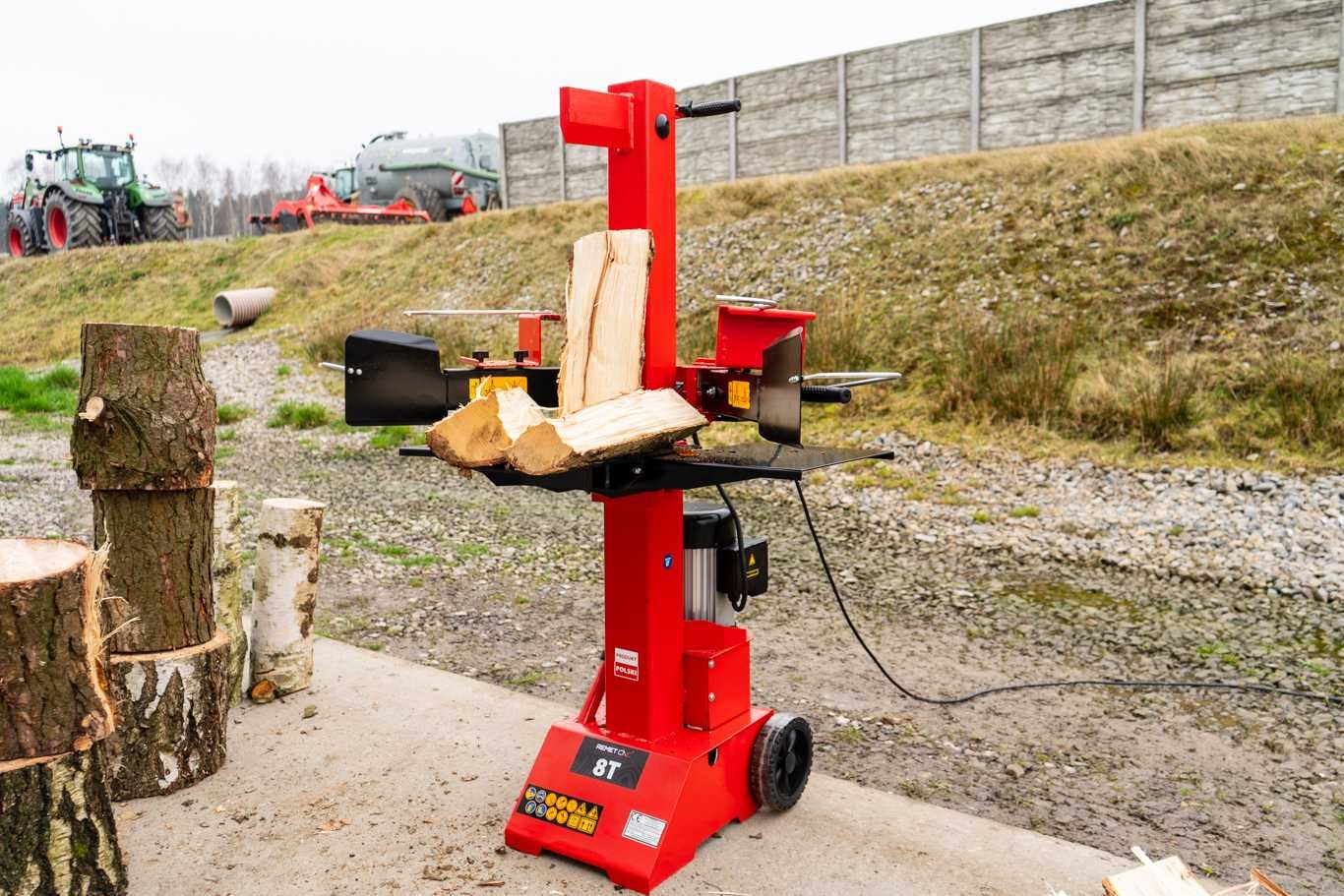 Łuparka hydrauliczna 8 TON == cena brutto