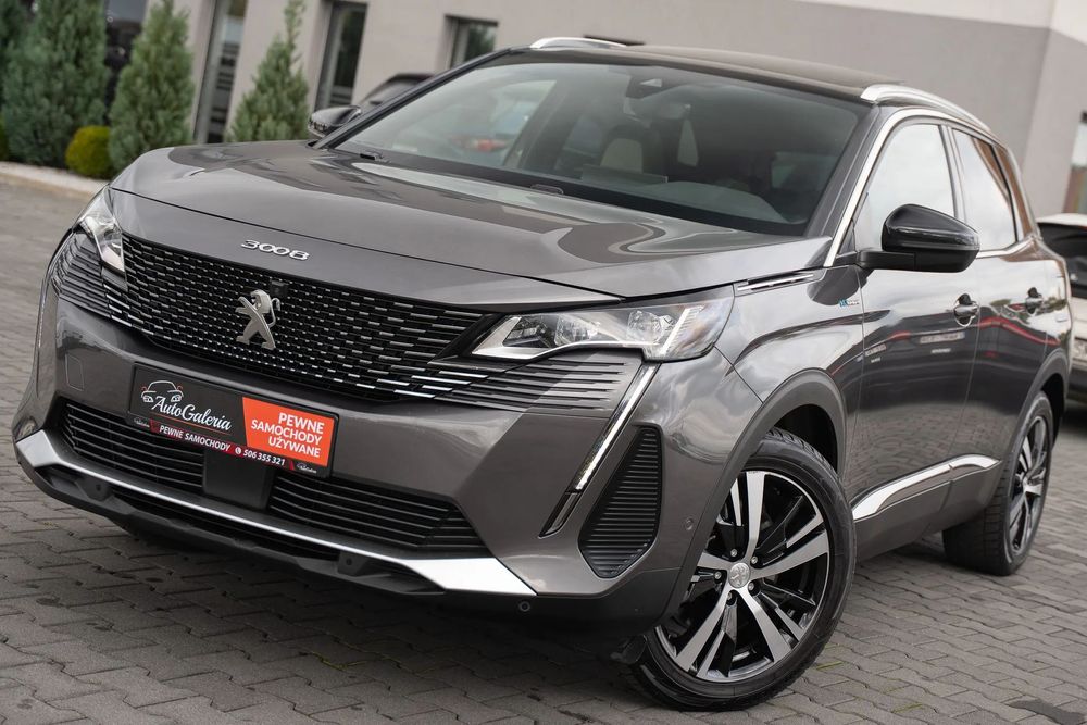 Peugeot 3008 Niezawodny 1.6 300PS hybrid 4 Full Led Kamera 360 Skóra Masaże Ambient