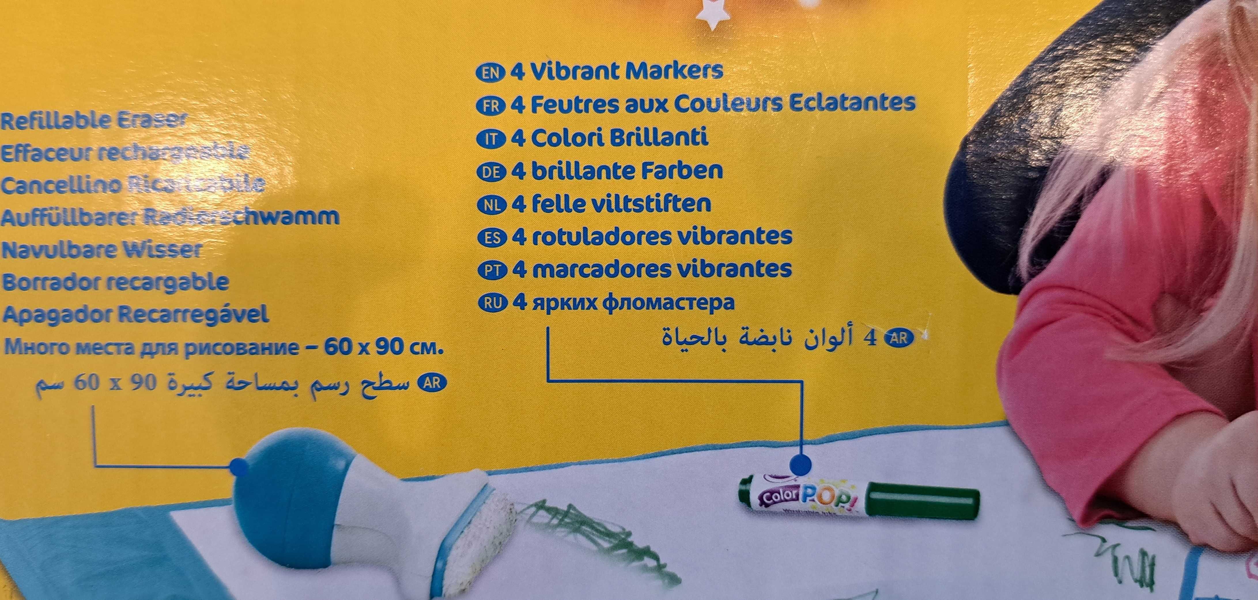 Tapete Color Pop da Crayola para crianças