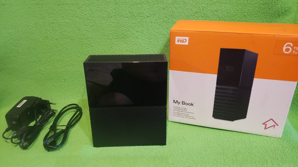 Зовнішній диск WD My Book 6TB ідеальний стан