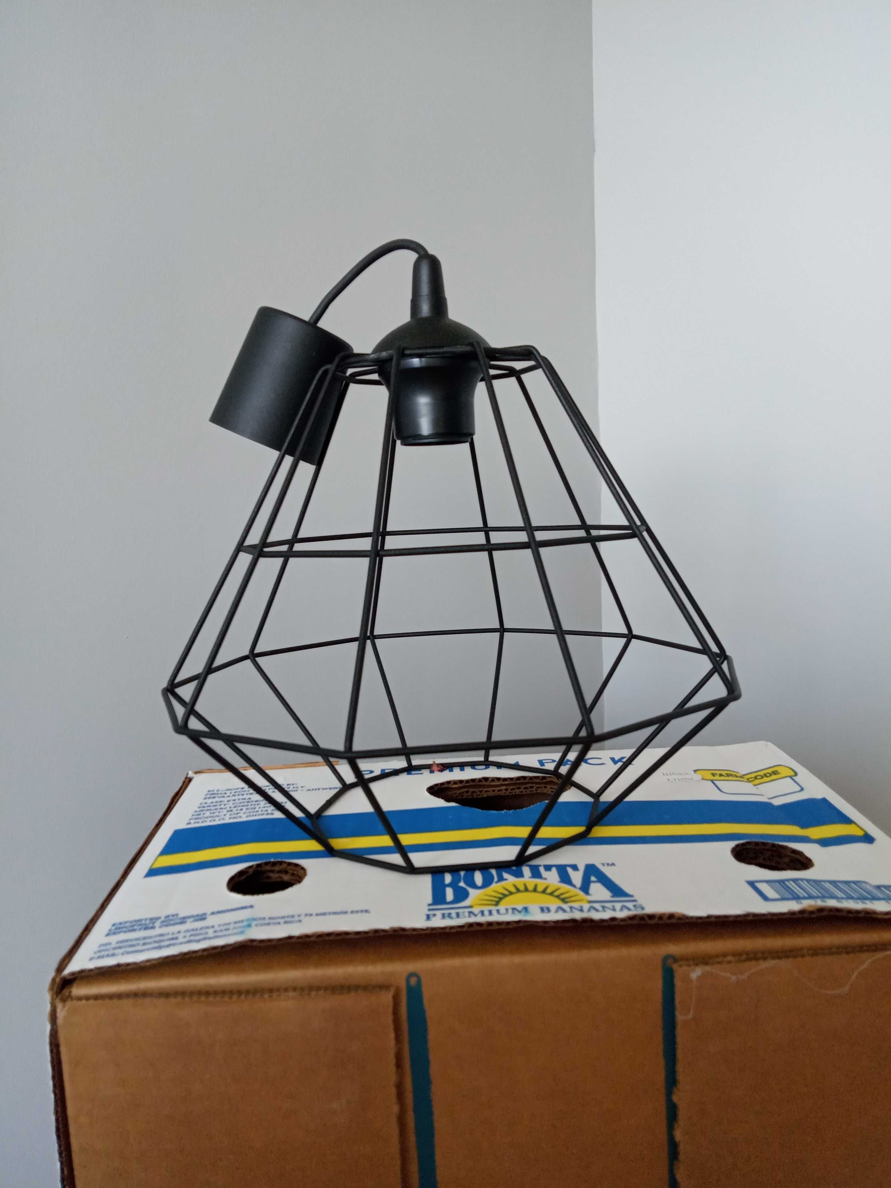 LAMPA czarny mat