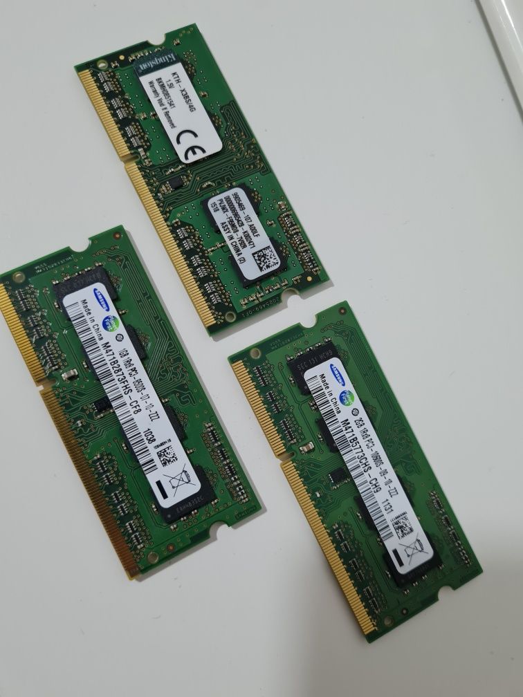 Memórias RAM Ddr3 e DDR2 Kingston e Samsung ver descrição
