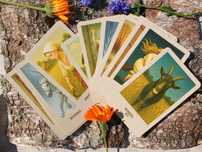 Autorska talia tarota z książką Tarot Szeptuchy