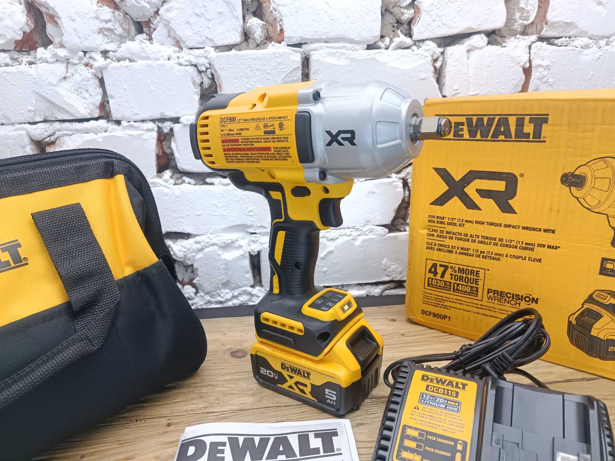 Гайковерт DeWALT 20V DCF900 DCF900P1 Made in Mexico з США