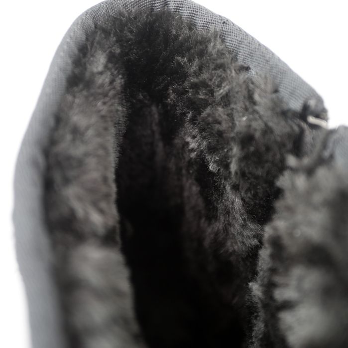 Угги мужские чёрные на молнии 8854