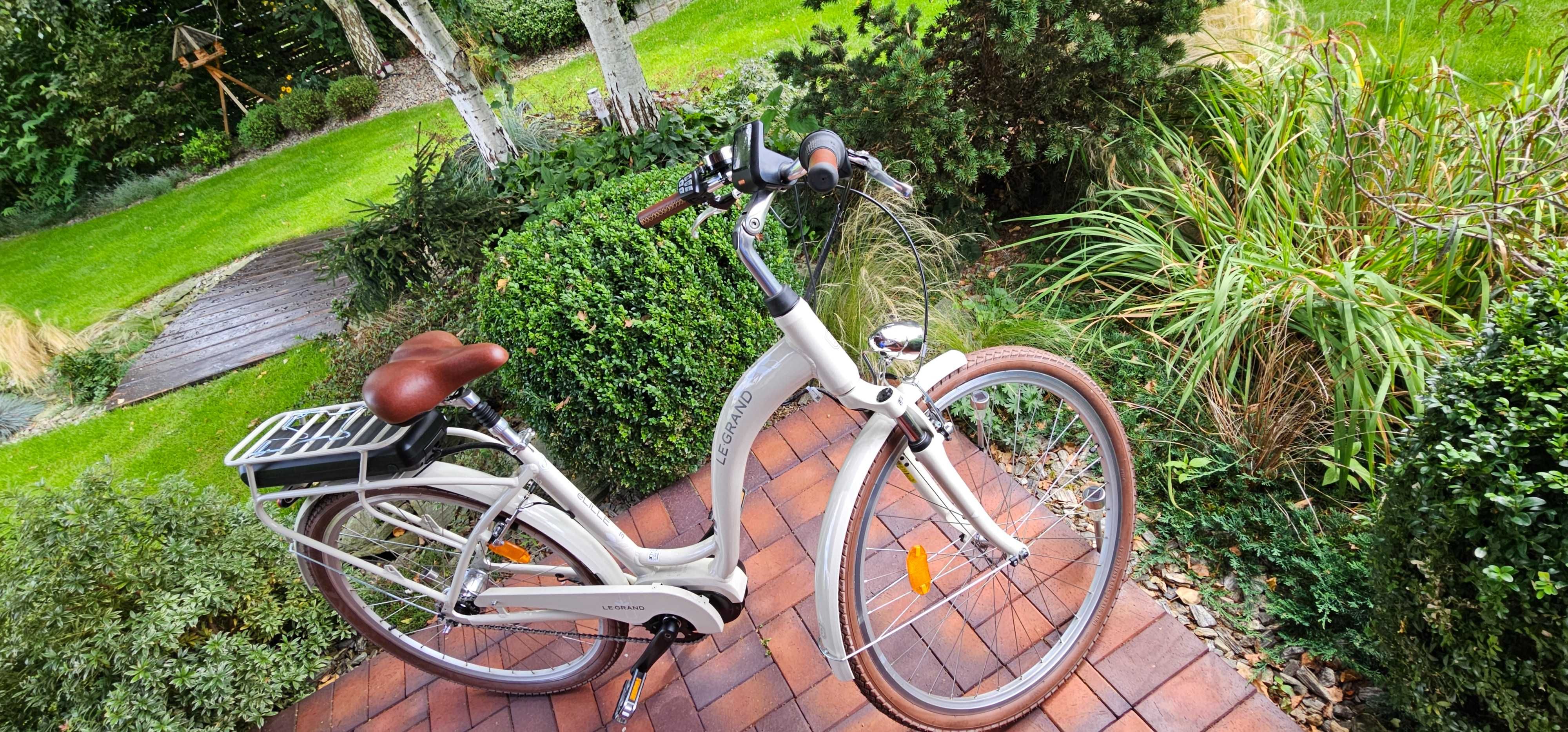 Legrand Elille 3, rama L – rower elektryczny, jak nowy! Przebieg 72 km