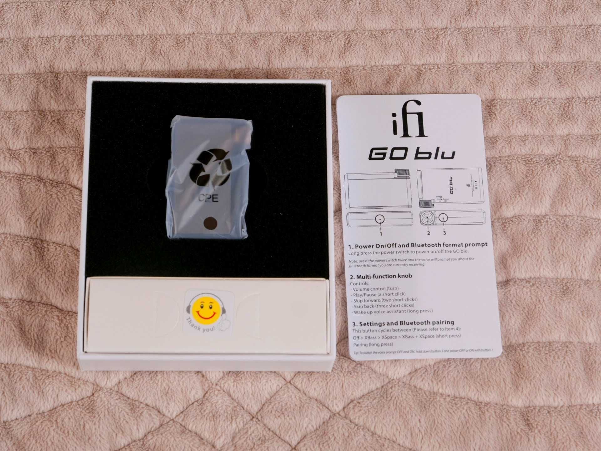iFi Audio GO blu – przenośny DAC i wzmacniacz Bluetooth klasy premium