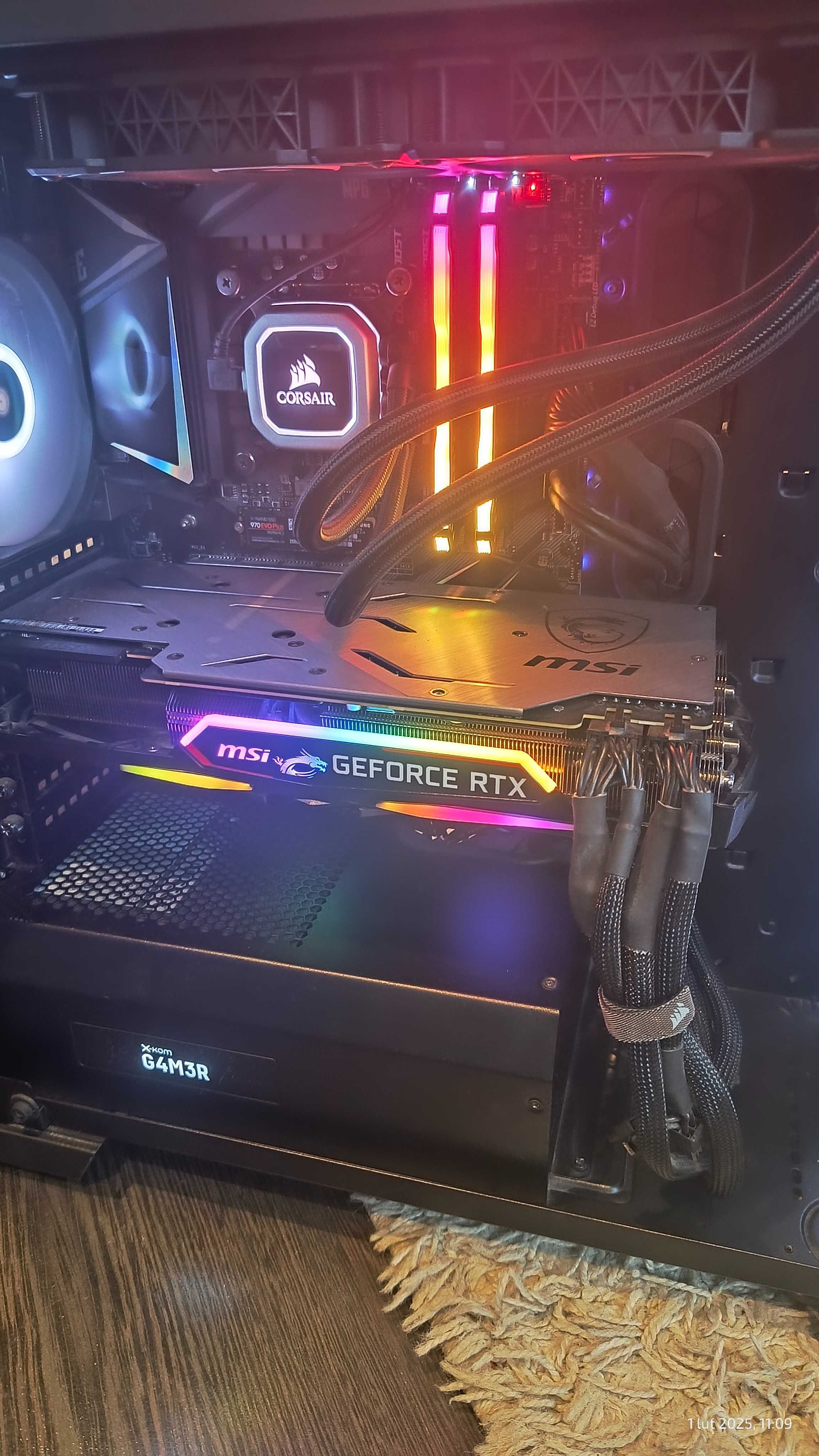 Komputer X-kom G4M3R. I9-9th gen, RTX 2080, 32 GB RAM. Gamingowy