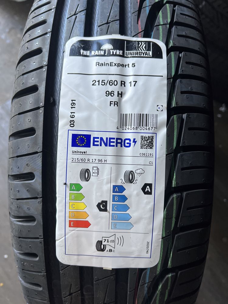 Opony letnie uniroyal rainexpert 5 215/60/17 96H FR 2024r komplet nowe
