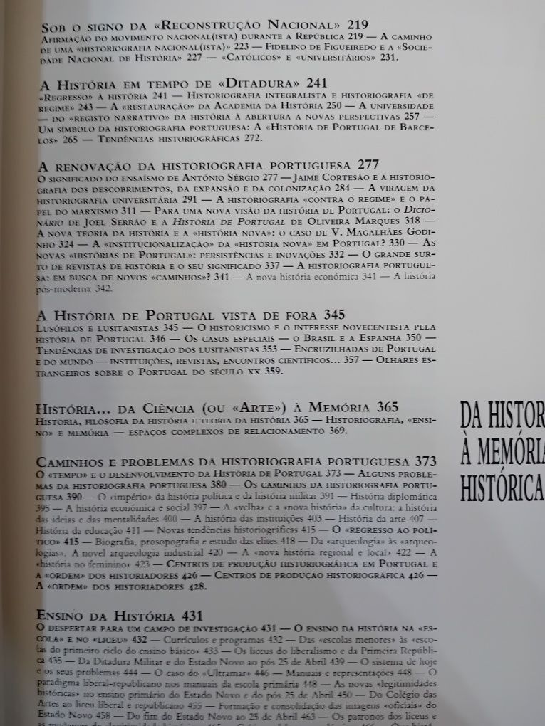 História da História em Portugal secs XIX, XX