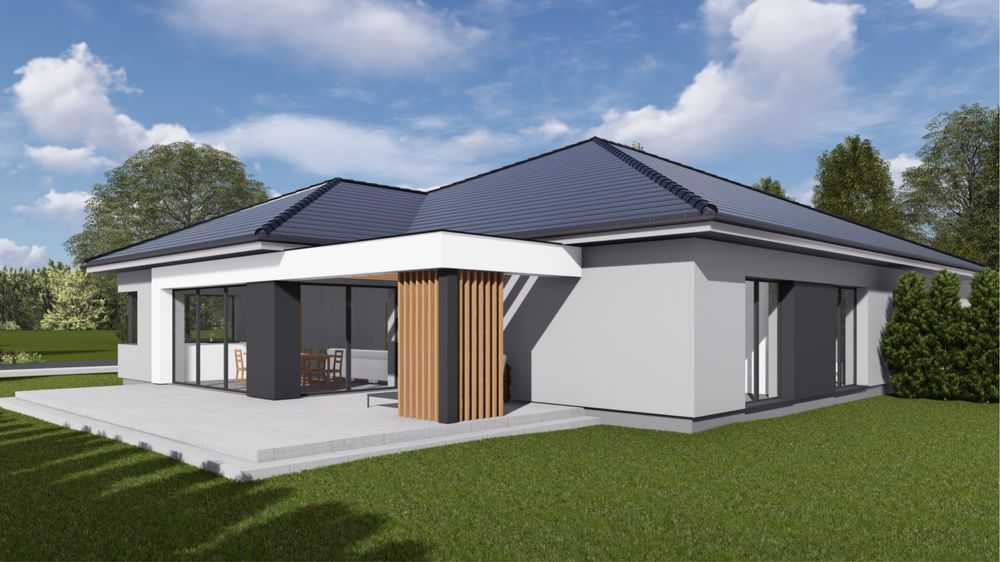 NOWOŚĆ! Nowoczesny dom- bliźniak Tarnowo Podgórne- duży ogród