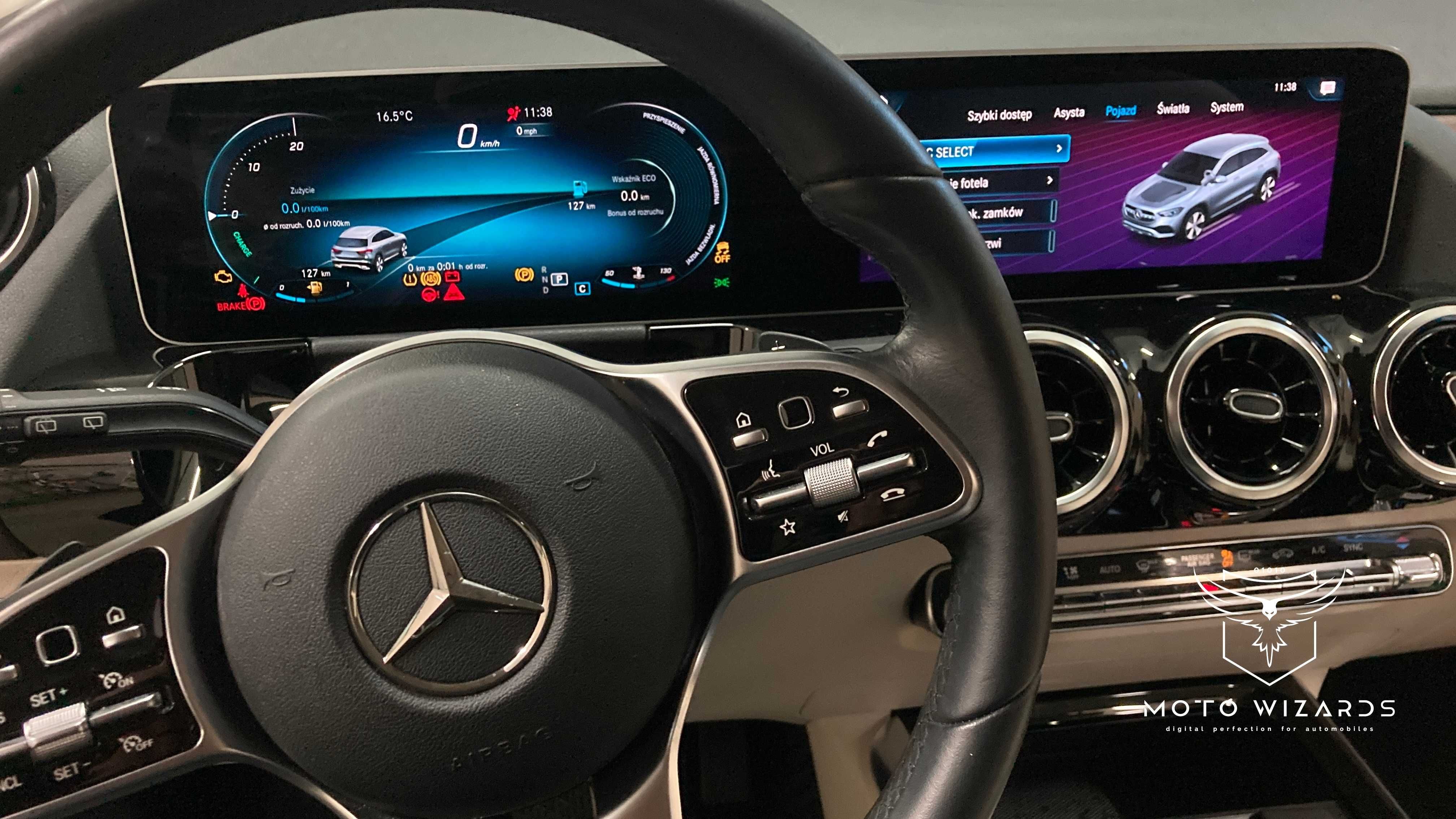 Polskie Menu MERCEDES USA/EU CLA250 GLC300 (W253) C KLASA (W205)