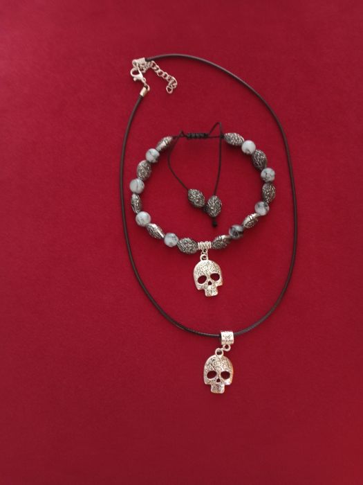 Nowy zestaw Handmade, Halloween męskie, młodzieżowe.