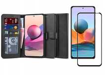 Etui Portfel 2 + Szkło do Xiaomi Redmi Note 10