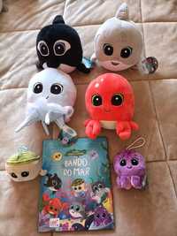 Livro Bando do mar + peluches personagens