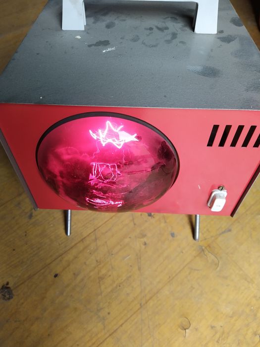 Lampa grzewcza kwarcowa retro vintage