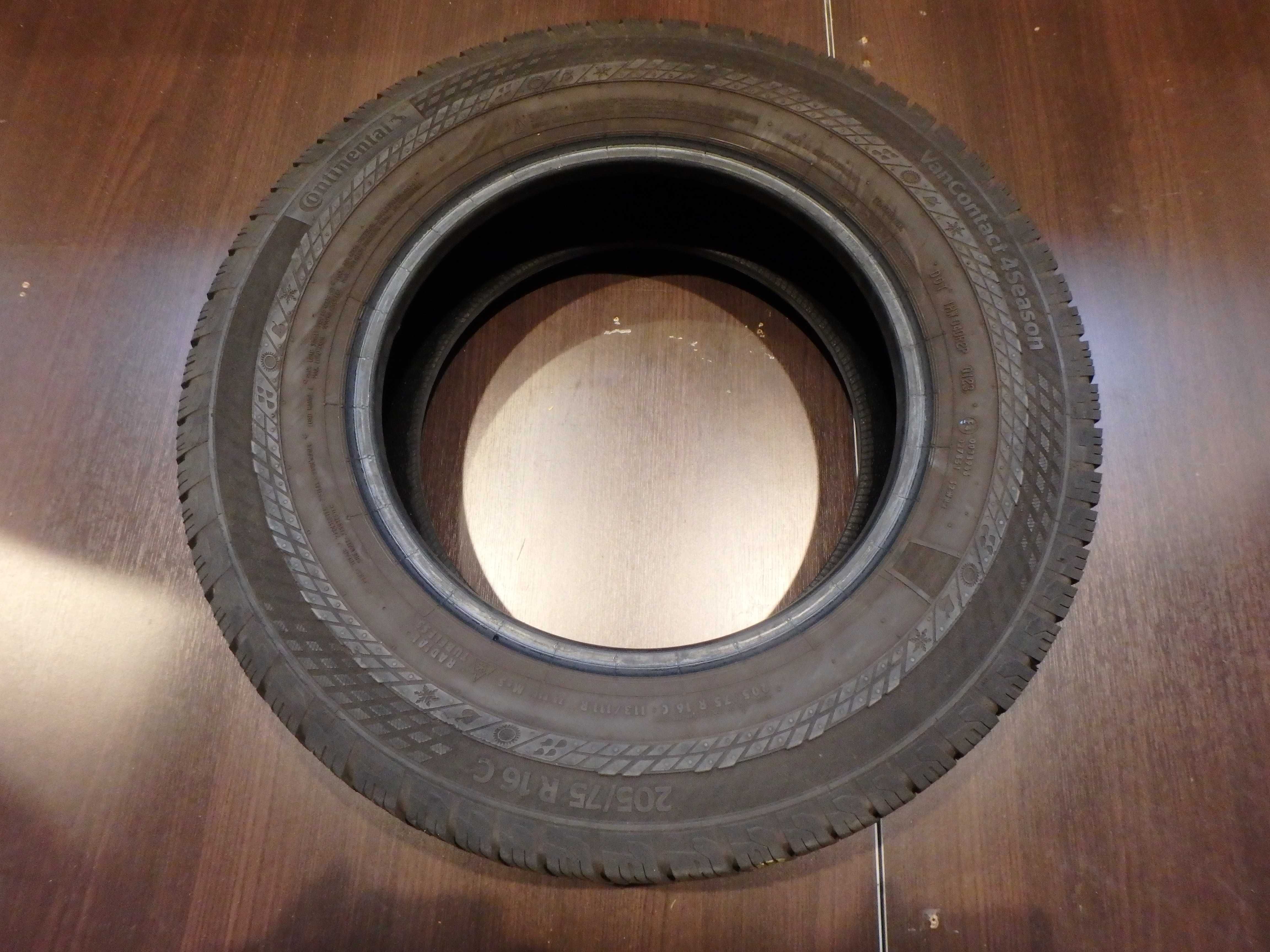 205/75r16C 205/75/16C CONTINENTAL VAN CONTACT 4 SEASONS 23r 6,5mm 9