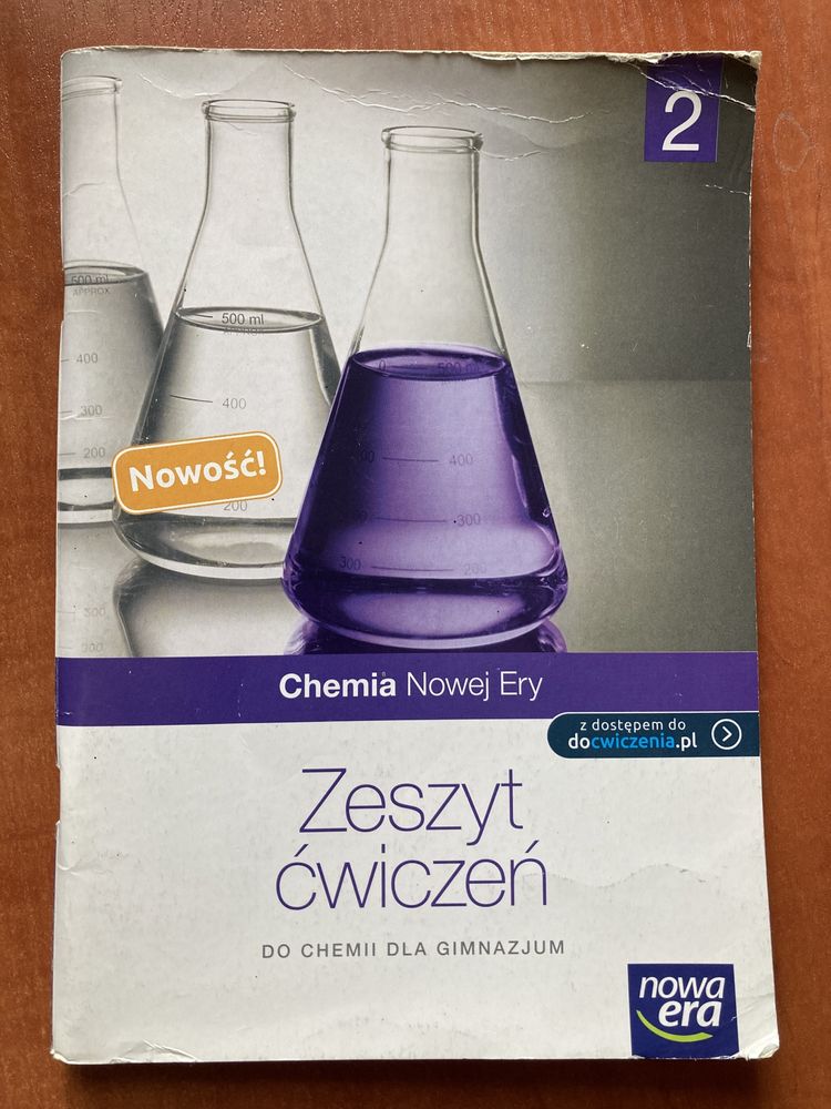 Zeszyt ćwiczeń do chemii dla gimnazjum Chemia Nowej Ery 2