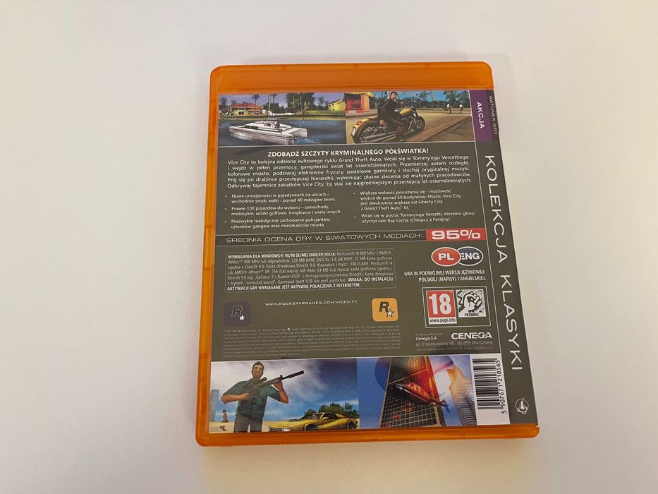 Grand Theft Auto: Vice City - edycja PL, stan AAA - WARSZAWA
