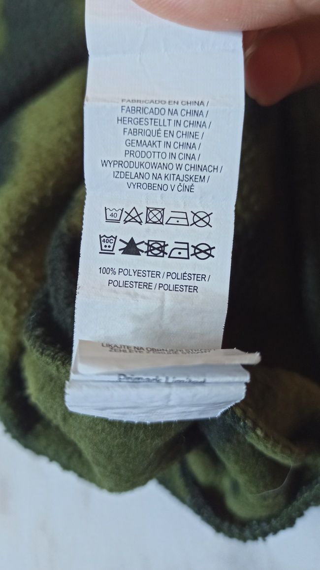 Camisola polar padrão camuflagem Primark XXS