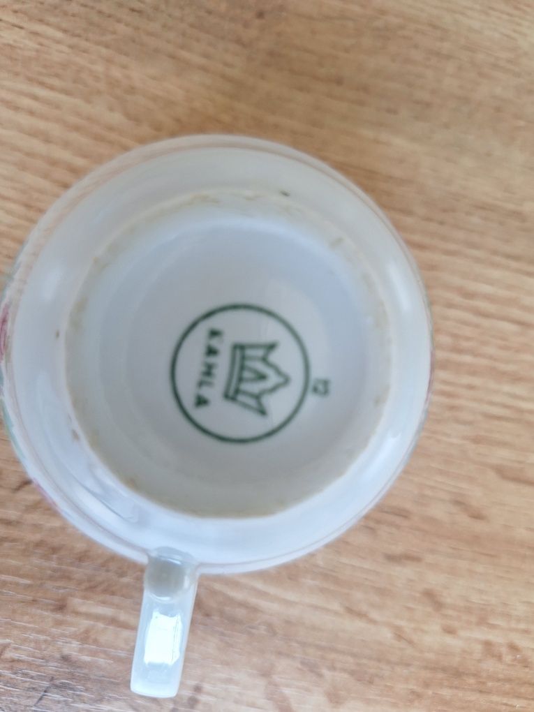 3 filiżanki kahla porcelana