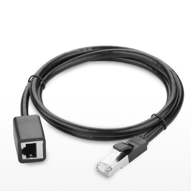 Przedłużacz Kabel Ugreen Ethernet RJ45 Cat 6 FTP 3m - Nowy, Czarny