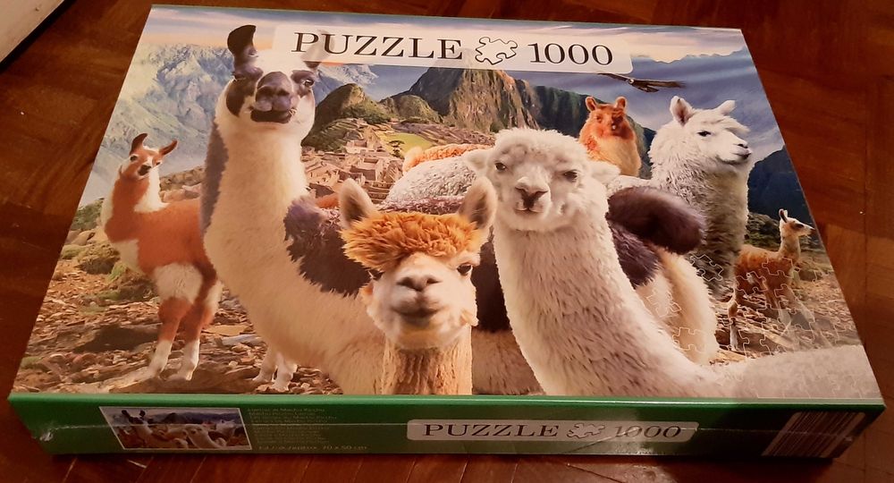 PUZZLE 1000 Peças: LAMAS EM MACHU PICHU - Novo! A Estrear! SELADO!