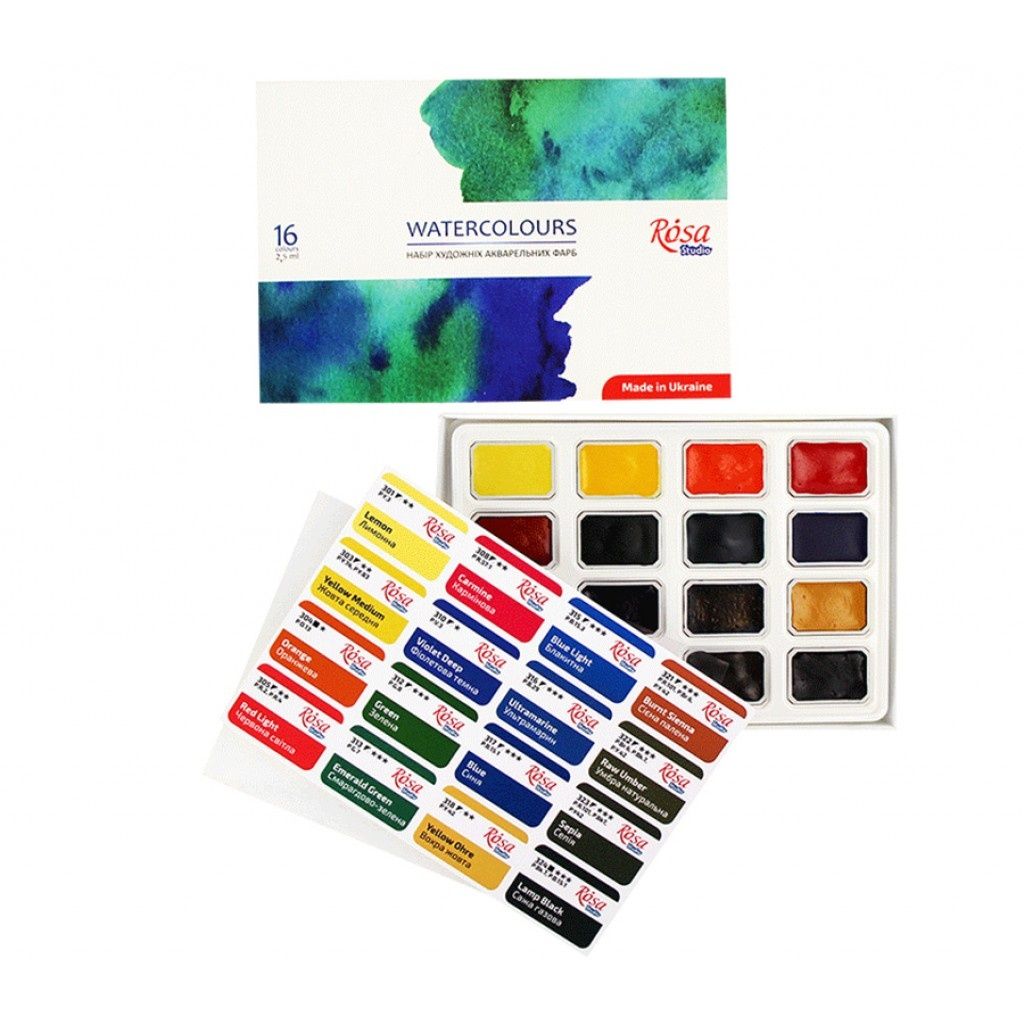 Набір акварельних фарб Rosa Studio Watercolours