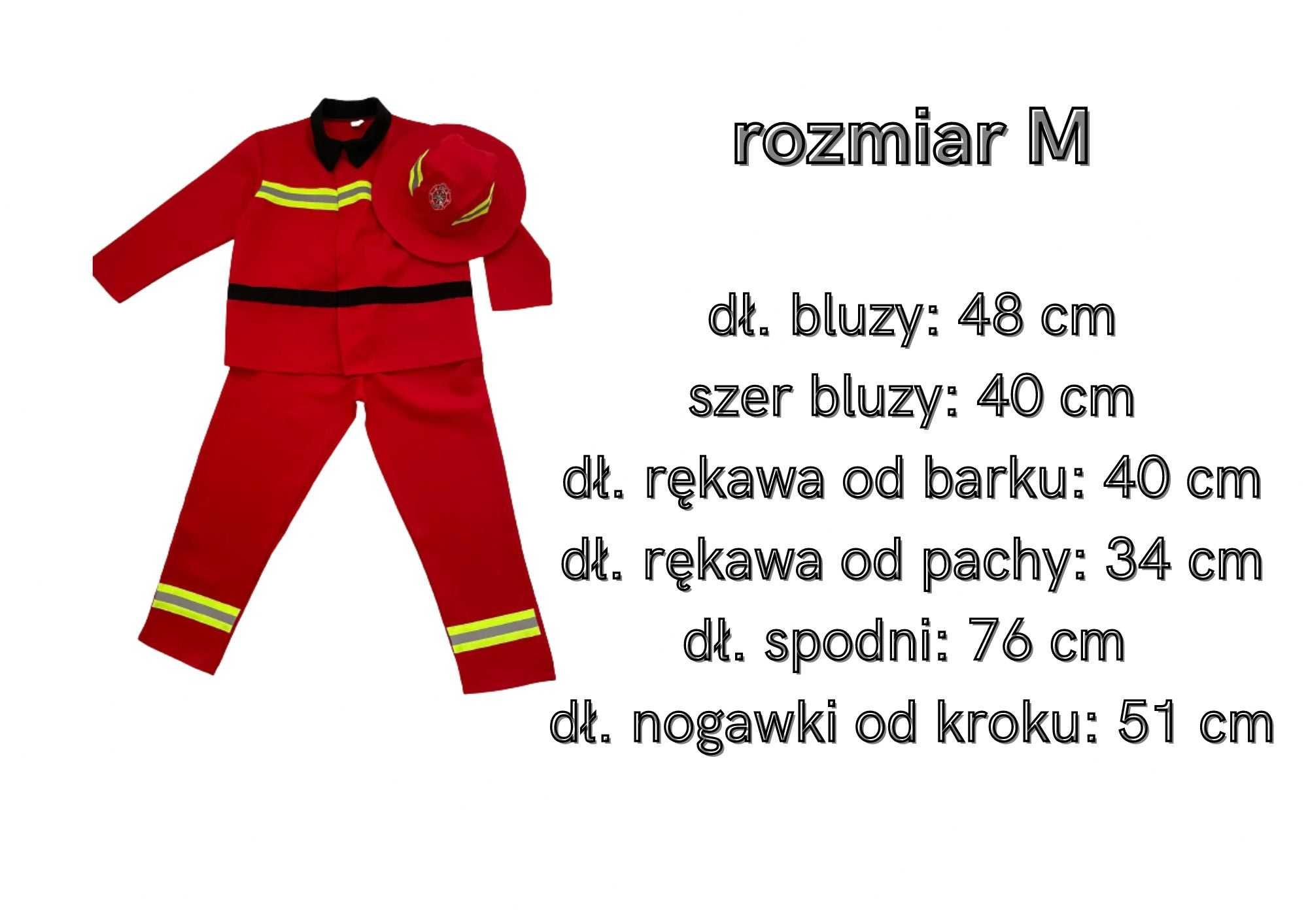Strój strażaka na bal 110+
