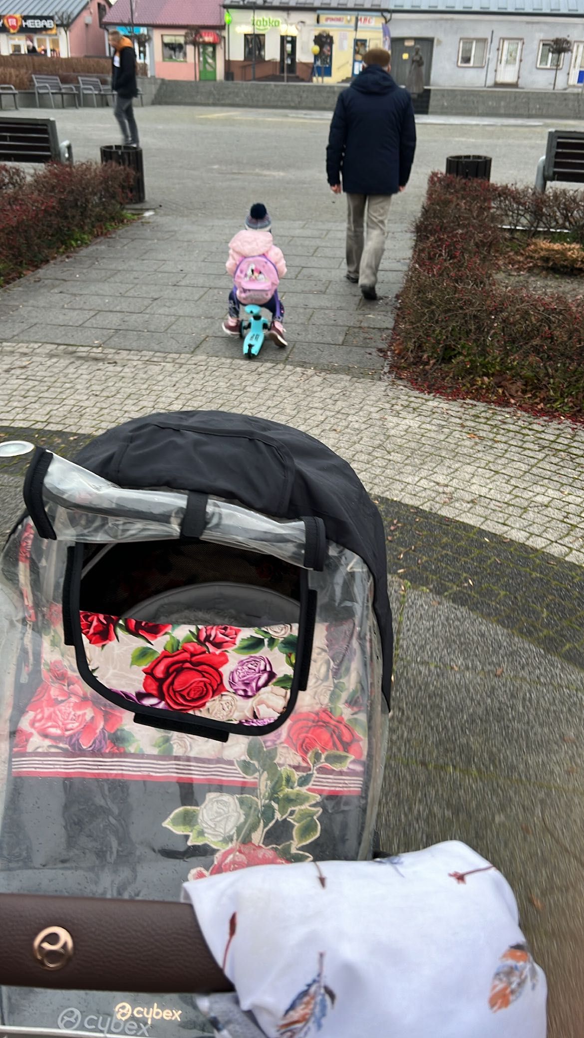 Wózek cybex Priam + spacerówka cybex róże spring blossom