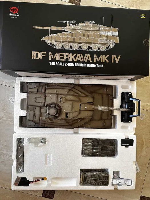 Танк Heng Long 3958-1 Merkava MK4 V7.0 масштаб 1:16 2.4G - 3958-1-V7