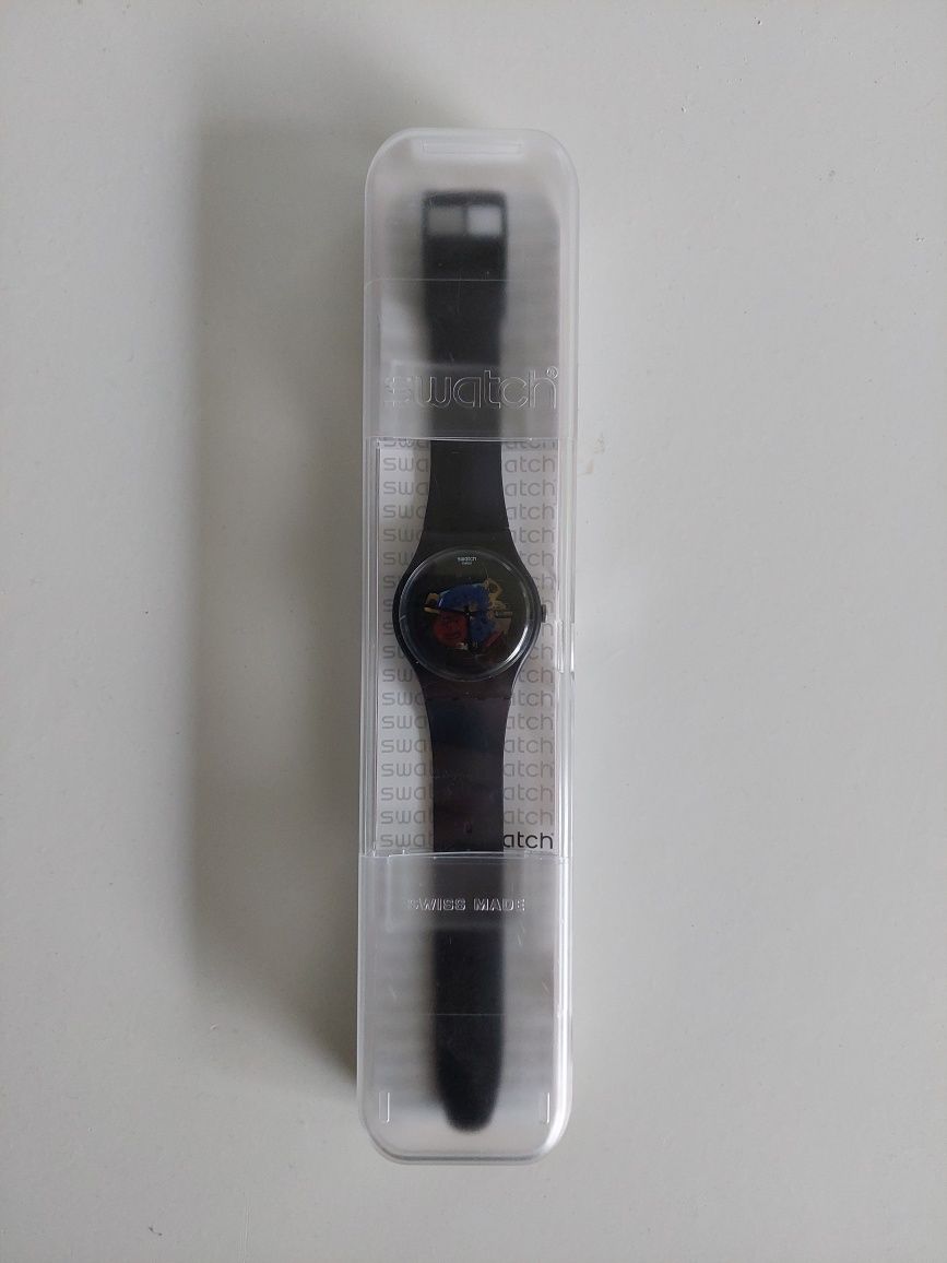 Zegarek Swatch SUOB101 Black Lacquered - Nowy