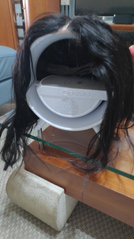 Peruca de cabelo sintético