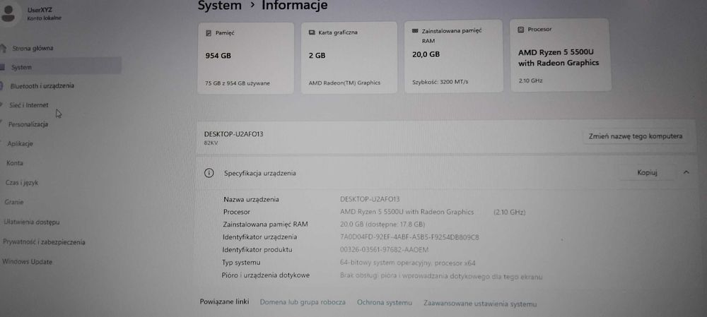 IdeaPad 3-17ALC6 laptop
