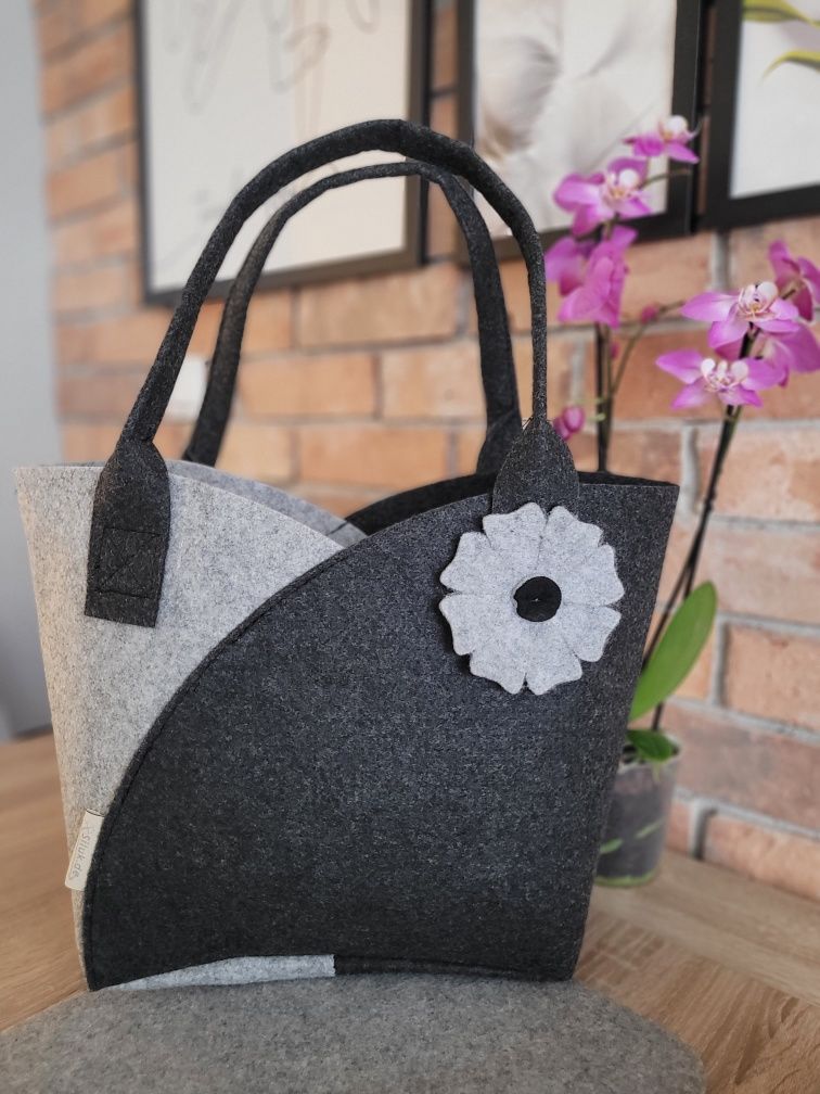 Torba filcowa shopper