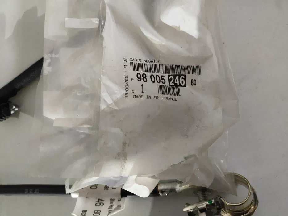 Przewód Kabel Klema Akumulatora Minusowy Peugeot 207 208 SW 2008