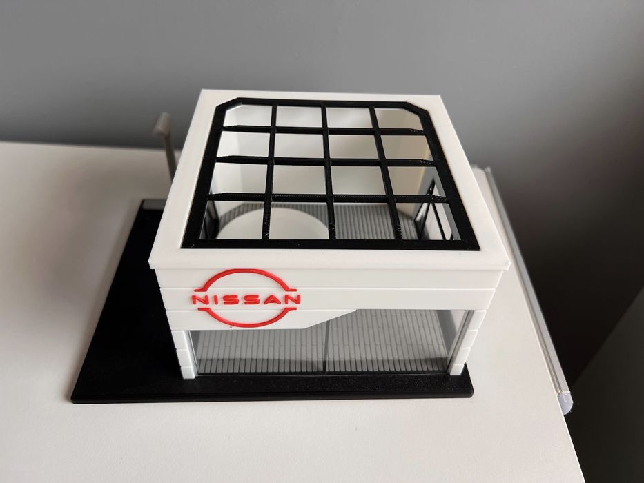 Diorama Stand Automoveis Nissan 1:64