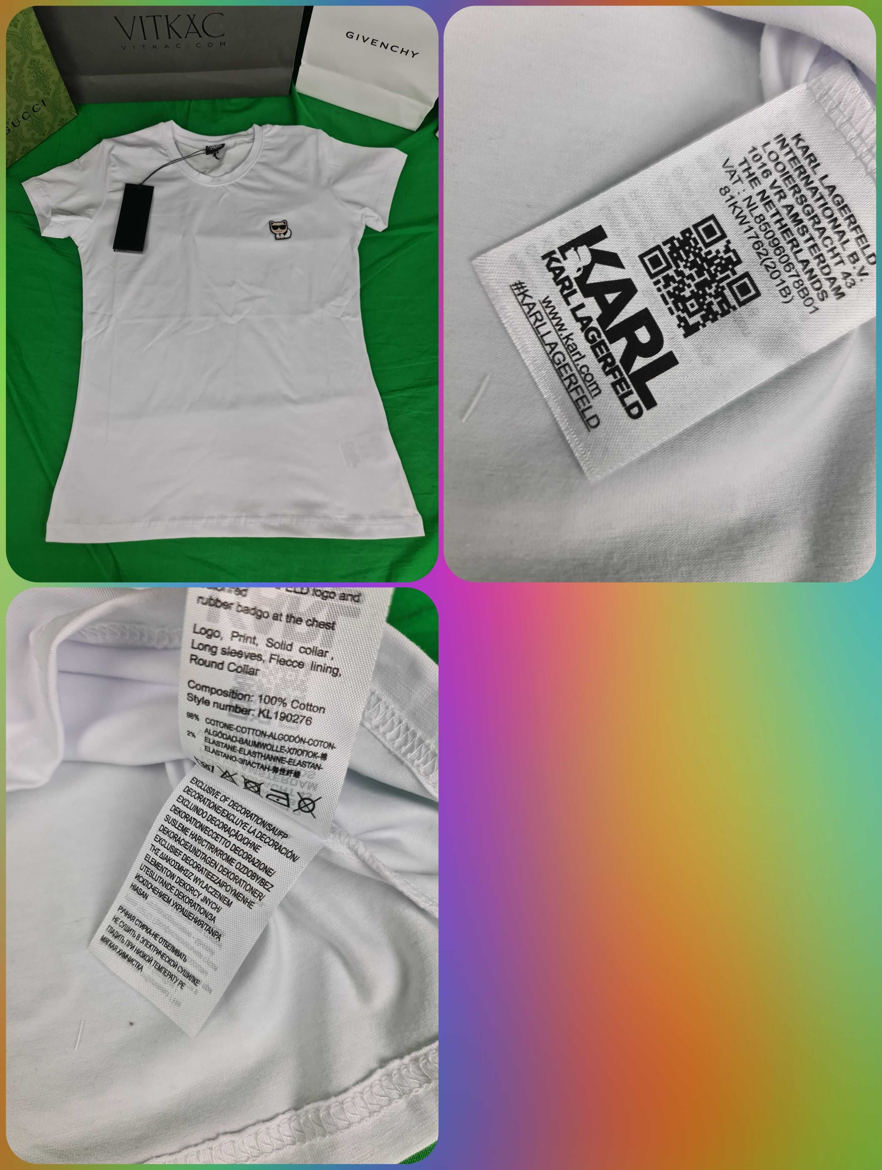 Damska koszulka karl lagerfeld t-shirt tommy hilfiger koszulki