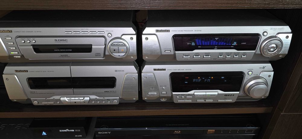 Kino domowe Technics - Wieża - super stan