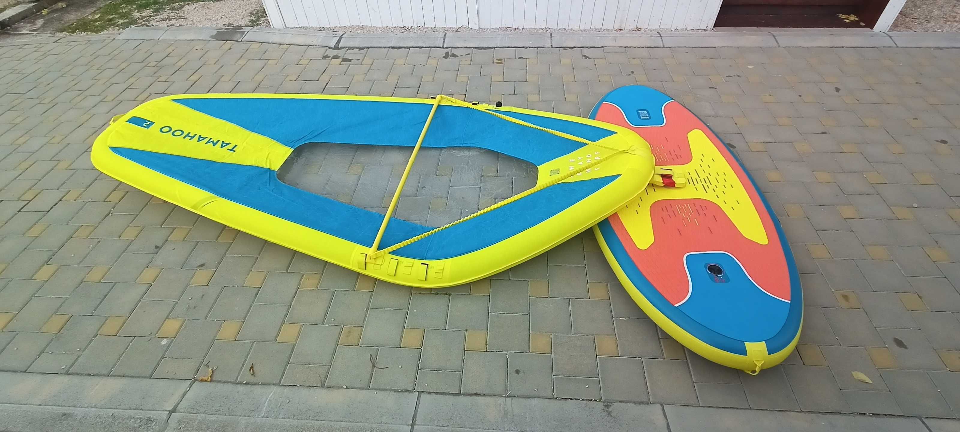 Deska sup z żaglem TAMAHOO zestaw do windsurfingu - WROCŁAW MUCHOBÓR W